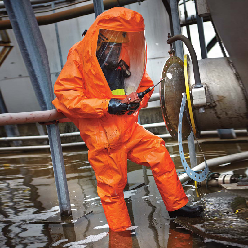 Ansell微護佳6000重型防化服A級氣密型全封閉全密閉耐酸堿防護服 Ansell微護佳6000重型防化服A級氣密型全封閉全密閉耐酸堿防護服