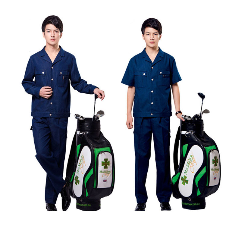 邦安2206夏季短袖長(cháng)袖全棉牛仔工作服套裝透氣舒适汽修電焊工裝 邦安2206夏季短袖長(cháng)袖全棉牛仔工作服套裝透氣舒适汽修電焊工裝